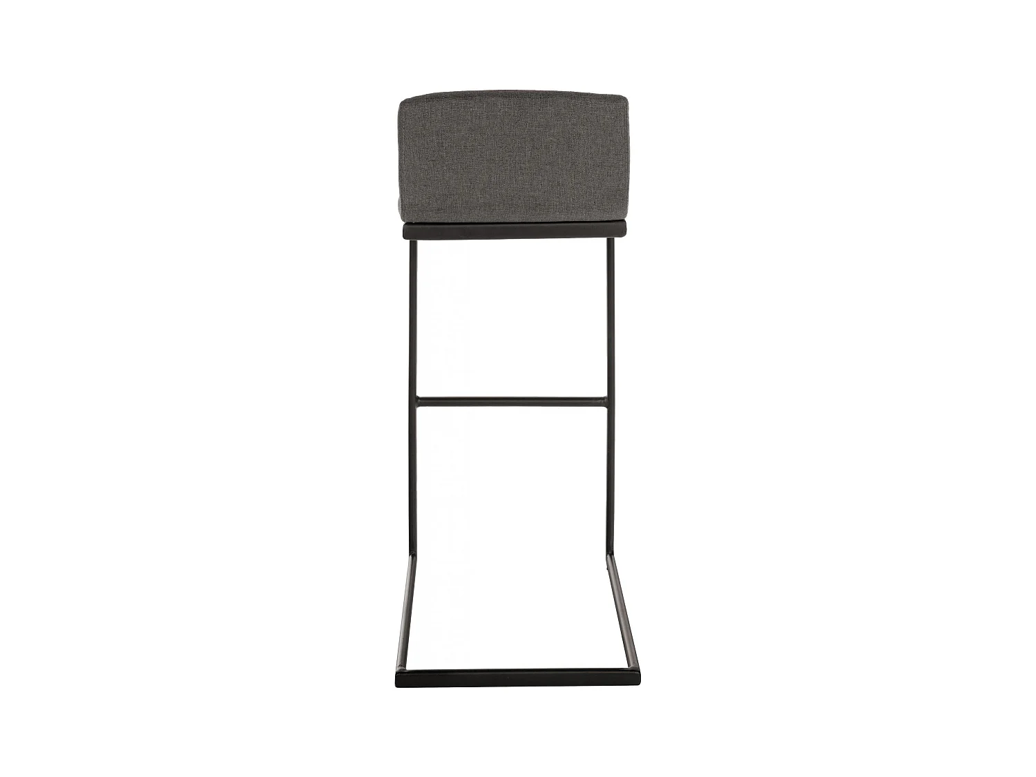 Tabouret de bar - Tissu - Gris foncé - Newport
