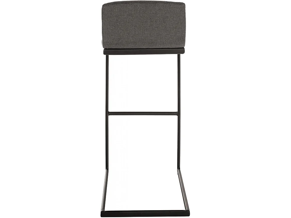 Tabouret de bar - Tissu - Gris foncé - Newport