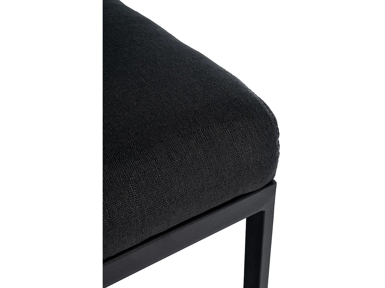 Tabouret de bar - Tissu - Gris foncé - Hopewell