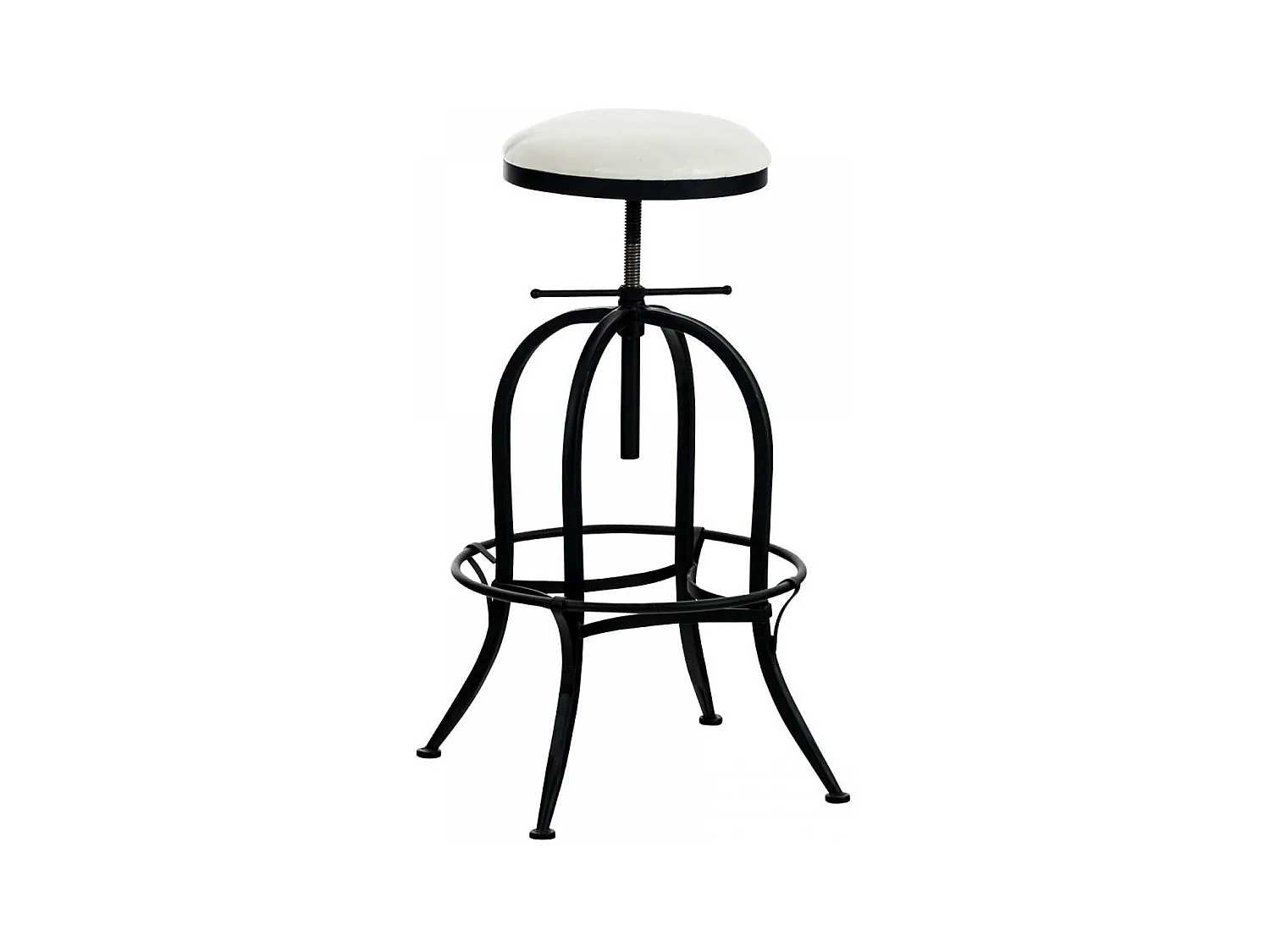 Tabouret de bar - Métal & Nature - Noir - Radong
