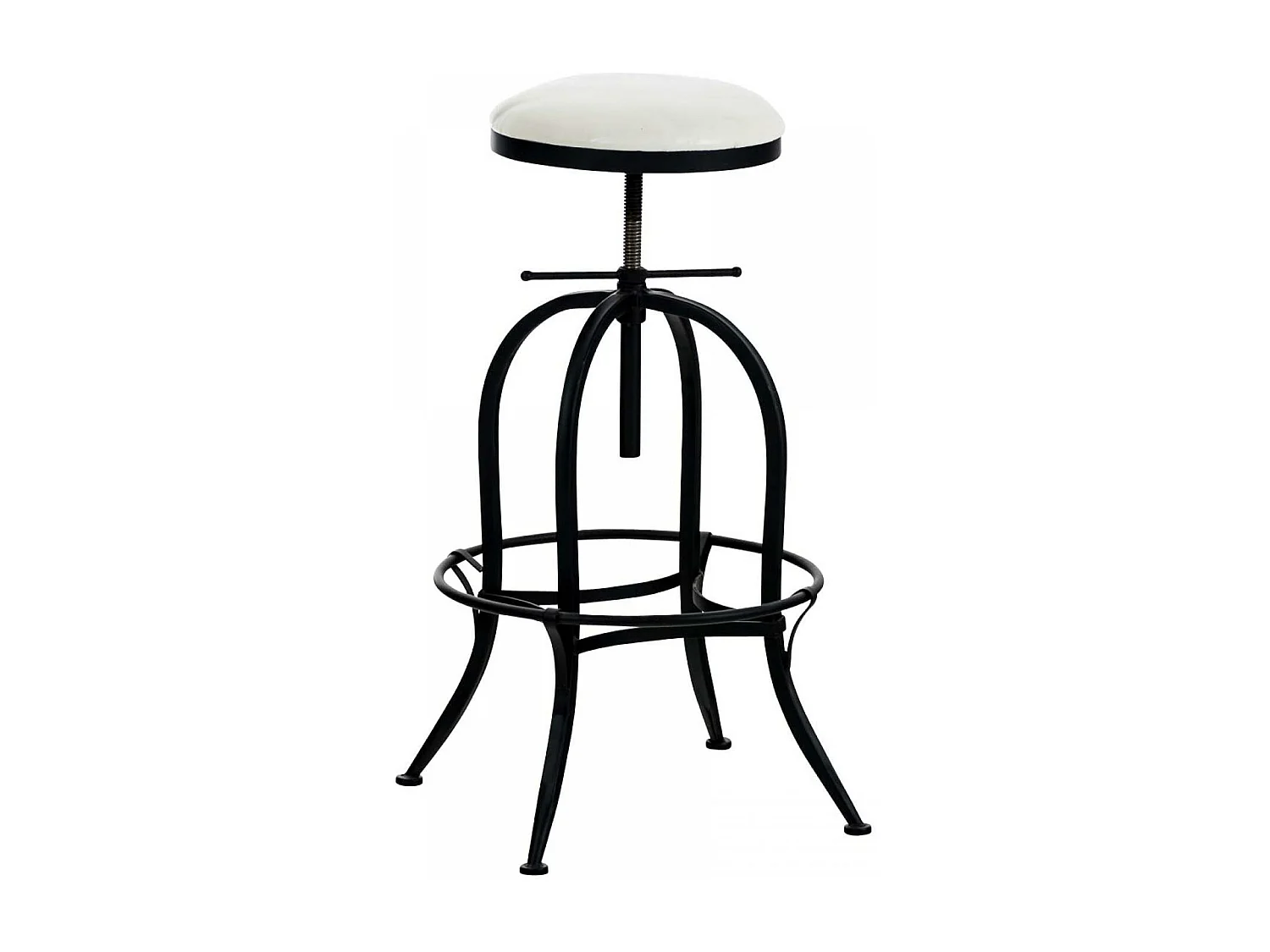 Tabouret de bar - Métal & Nature - Noir - Radong