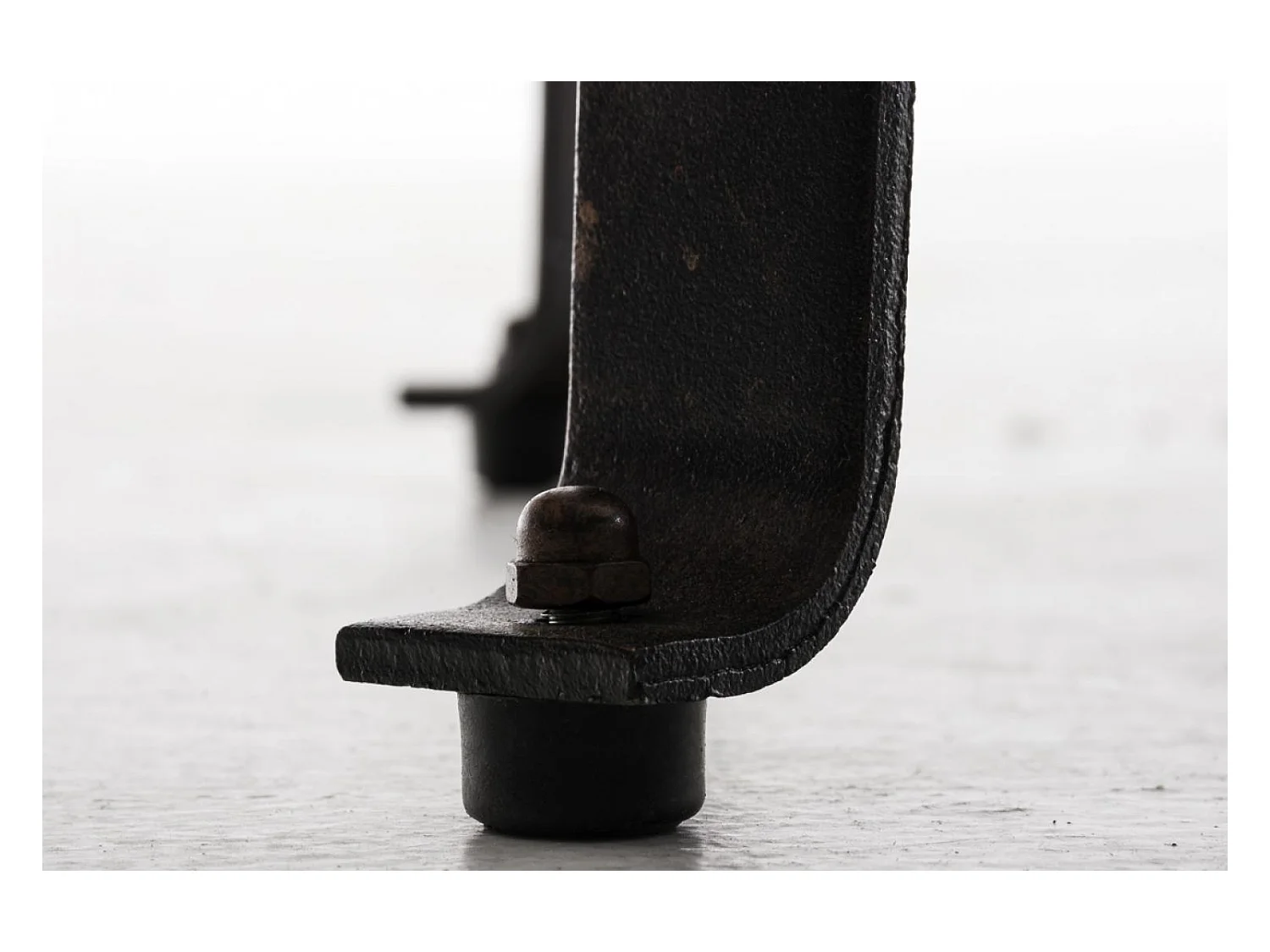 Tabouret de bar - Bois & Noir - Bronze - Raja