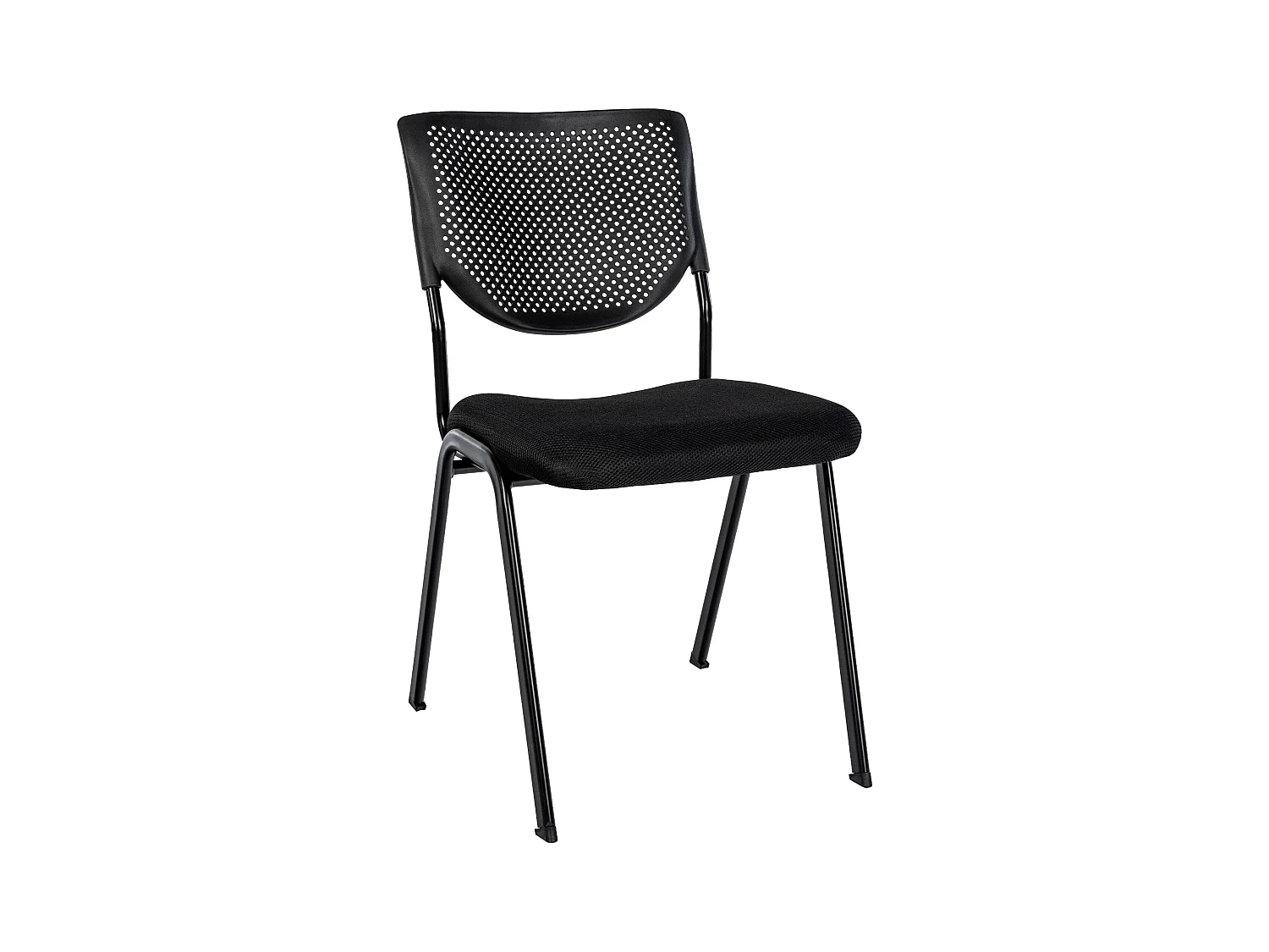 Chaise de conférence - Tissu - Noir / Noir - Kaber