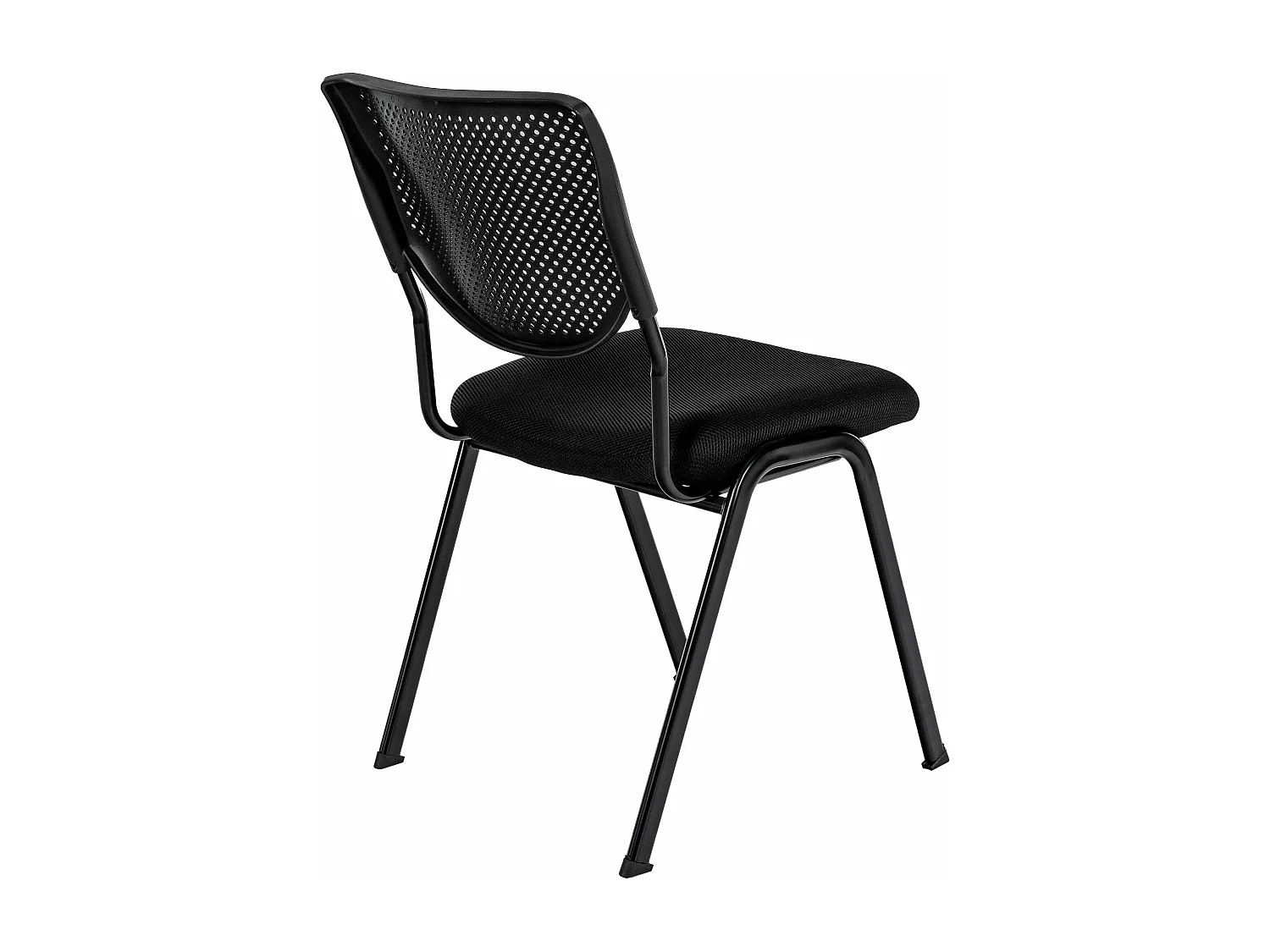 Chaise de conférence - Tissu - Noir / Noir - Kaber