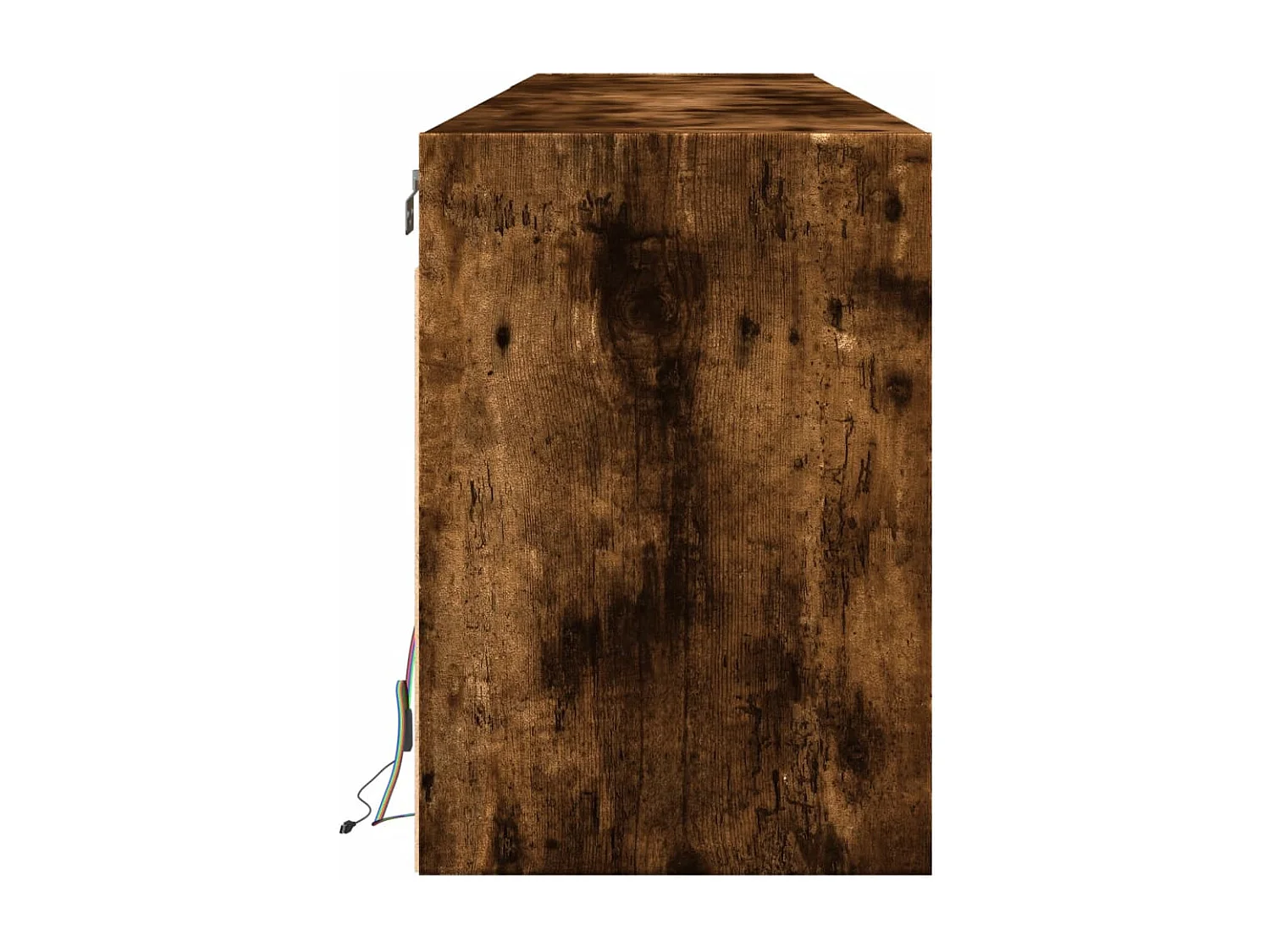 Tv-wandmeubel met LED-verlichting 180x31x45 cm gerookt eiken