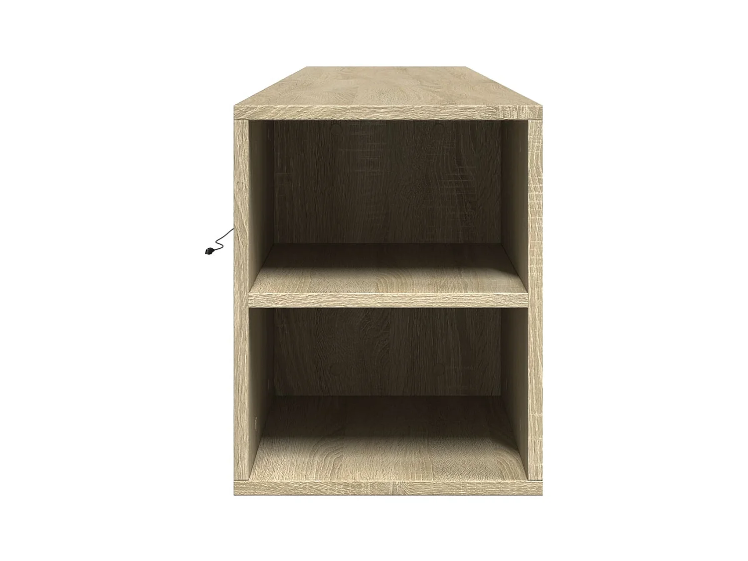 Meuble TV mural avec LED chêne sonoma 180x31x39,5 cm