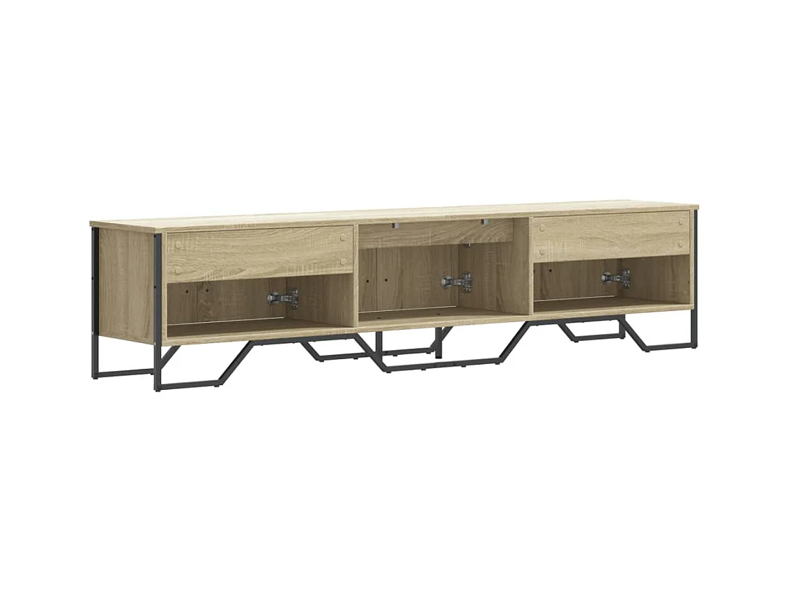 Mobile Porta TV Rovere Sonoma 180x34x41 cm Legno Multistrato