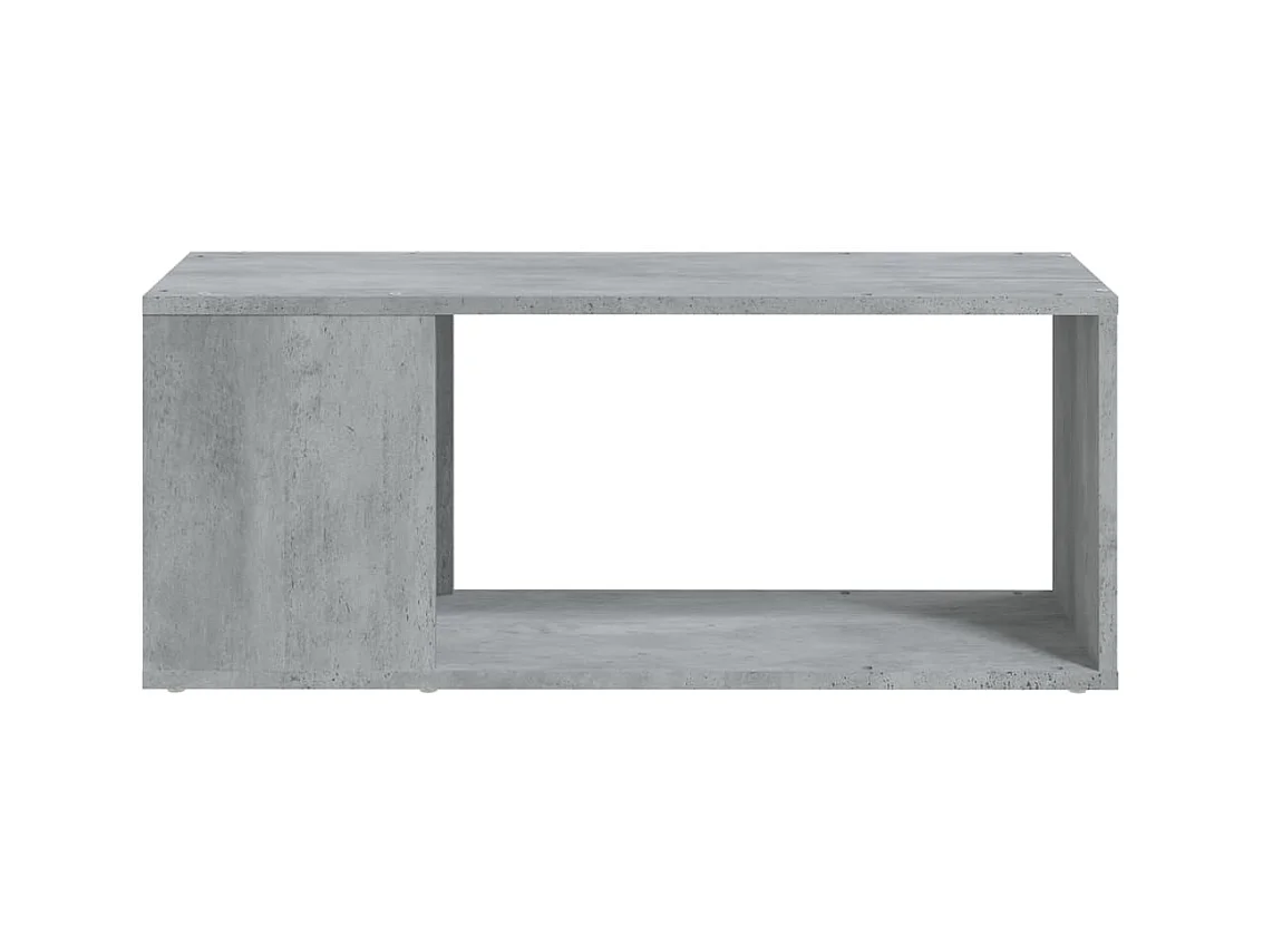 Tv-meubel 80x24x32 cm bewerkt hout betongrijs