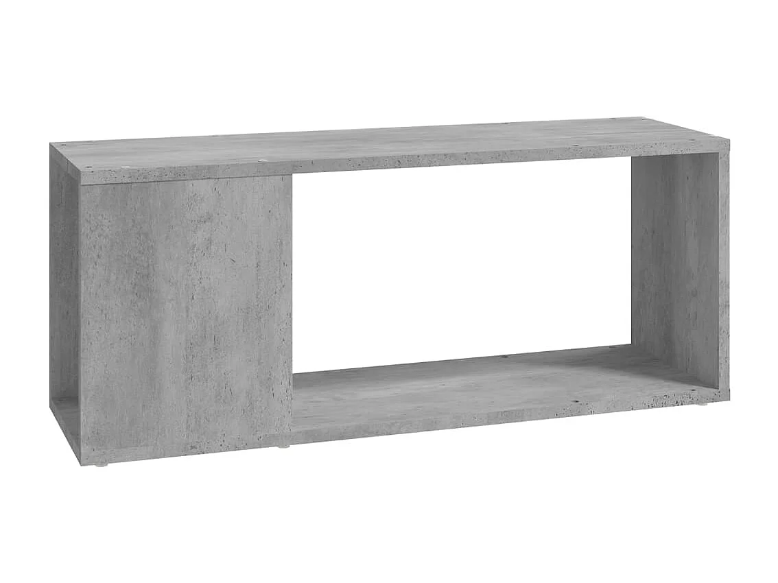 Mueble para TV madera contrachapada gris hormigón 80x24x32 cm
