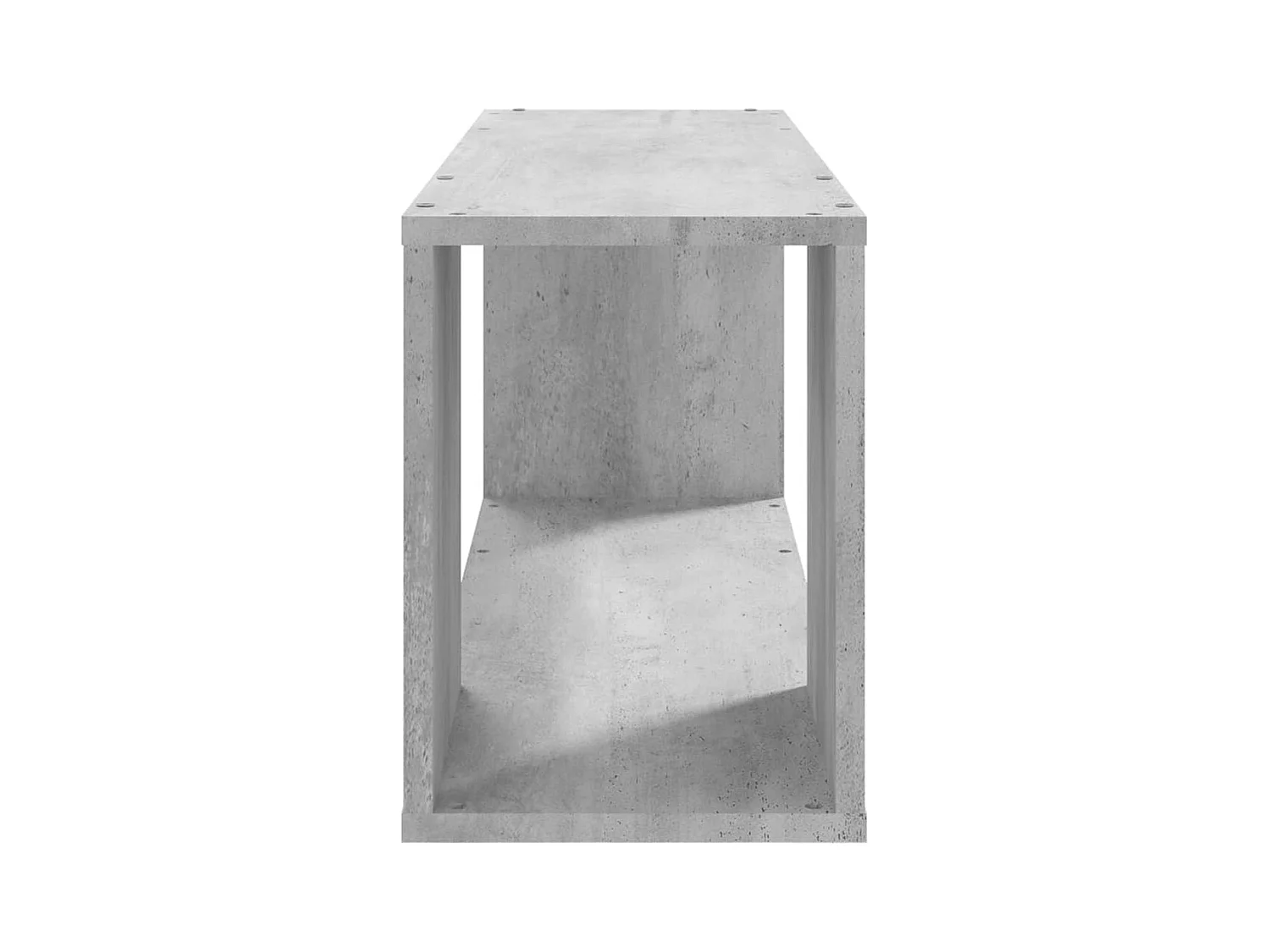 Mueble para TV madera contrachapada gris hormigón 80x24x32 cm