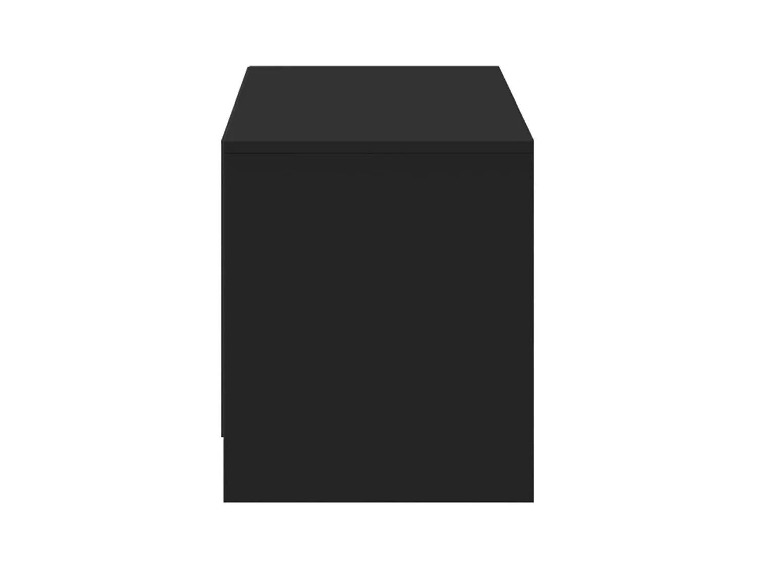 TV-Schrank LED Schwarz 140x34x40 cm Holzwerkstoff