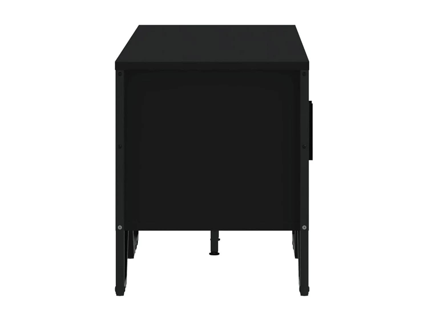 Mobile Porta TV Nero 122x34x41 cm in Legno Multistrato