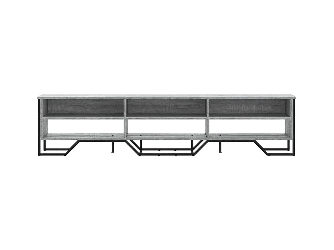 Meuble TV sonoma gris 180x34x41 cm bois d'ingénierie