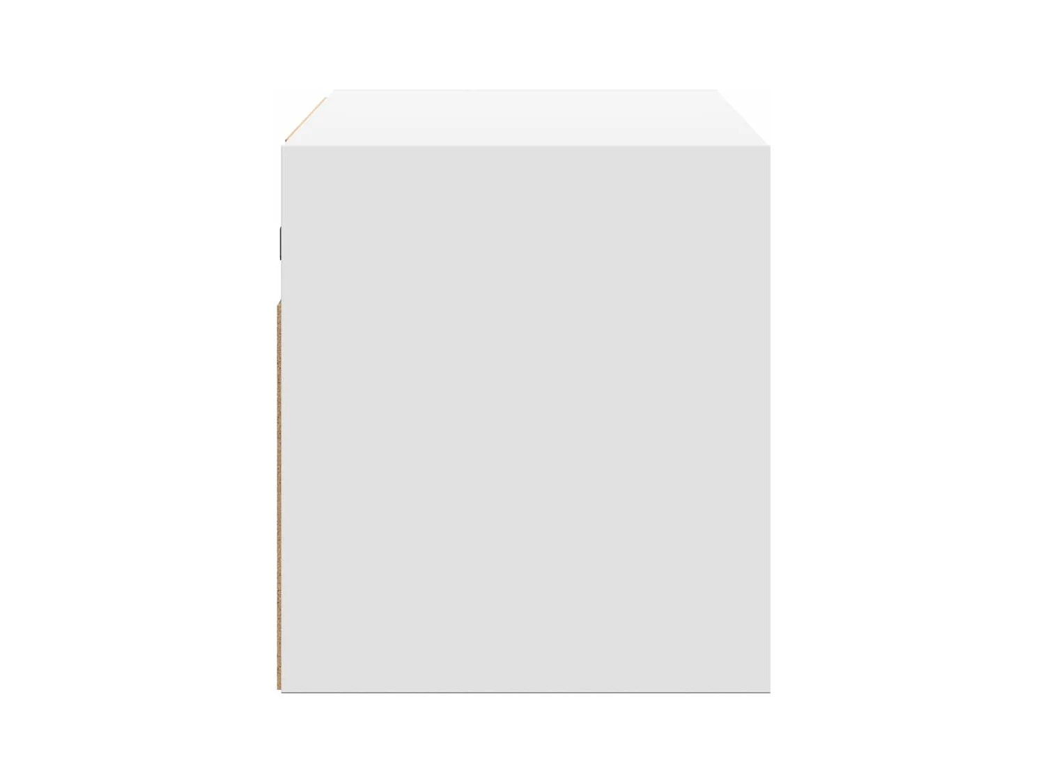 Mobile TV a Parete con Luci LED Bianco 100x31x35 cm