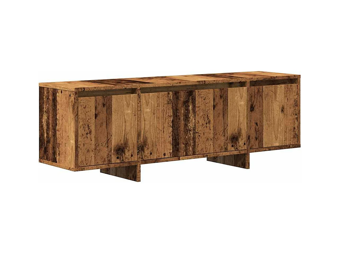Meuble TV vieux bois 120x30x40,5 cm bois d'ingénierie