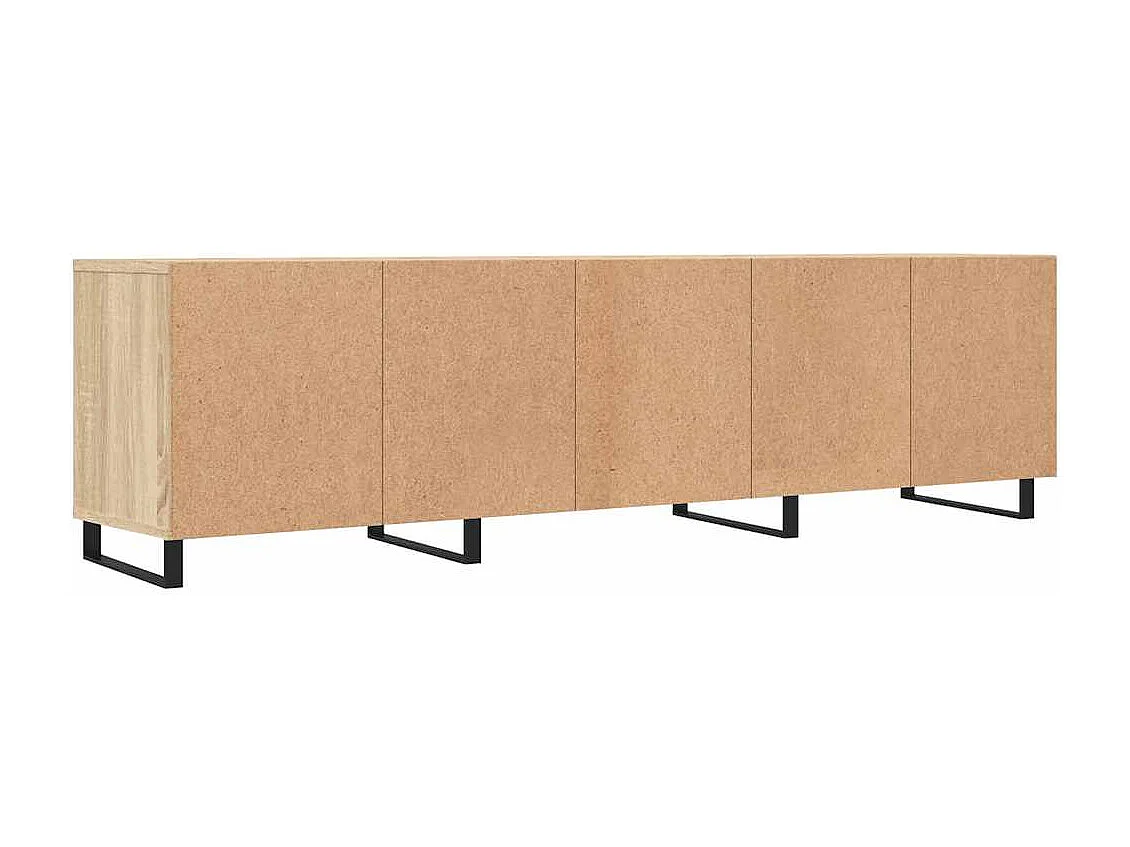 Meuble TV chêne sonoma 150x30x44,5 cm bois d'ingénierie
