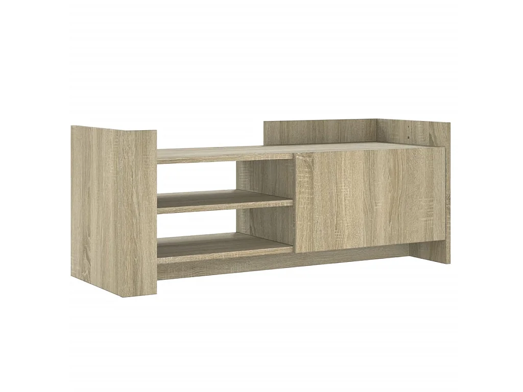 Mobile per TV Rovere Sonoma 100x35x40 cm Legno Multistrato