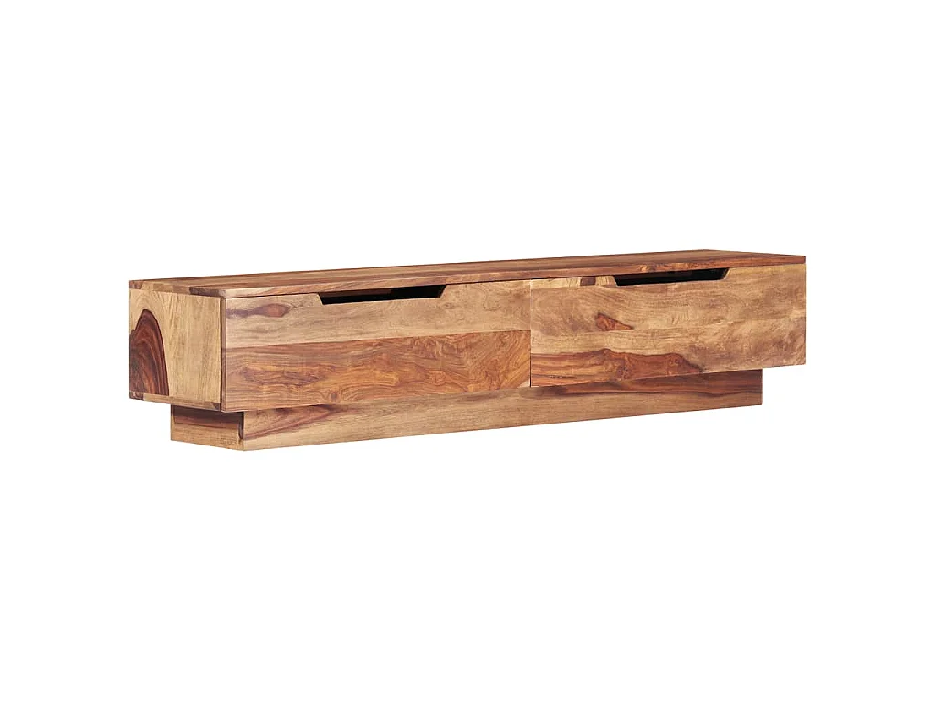 Mueble de TV madera maciza 145x30x30 cm