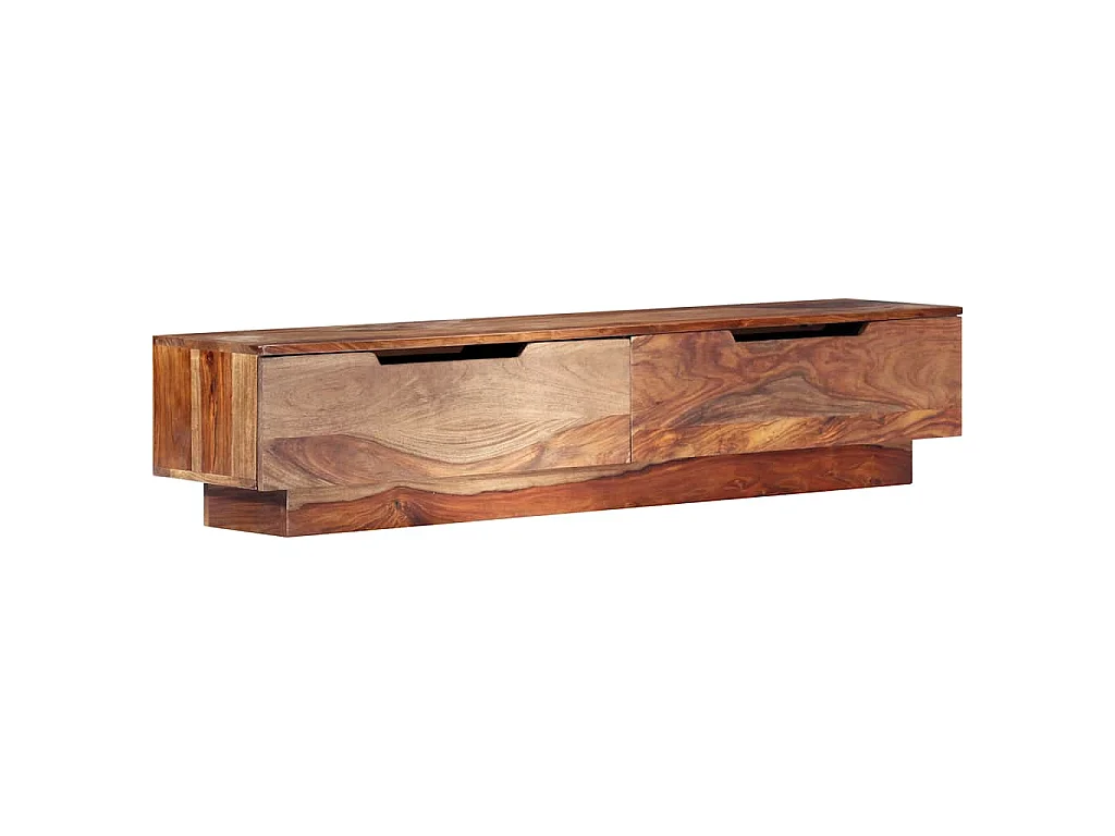 Mueble de TV madera maciza 145x30x30 cm