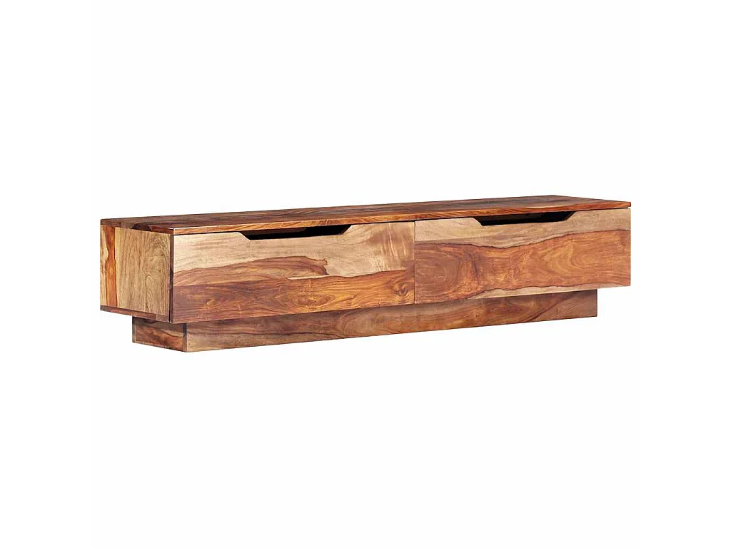Meuble TV 145x30x30 cm Bois massif