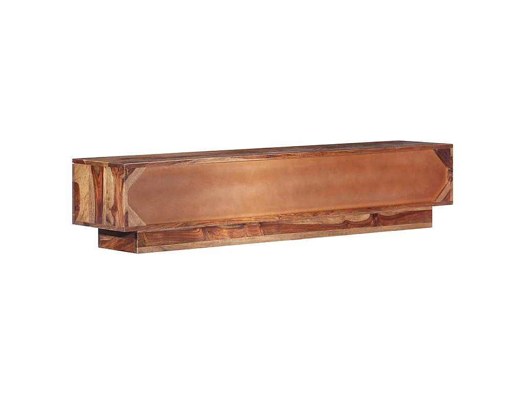 Meuble TV 145x30x30 cm Bois massif