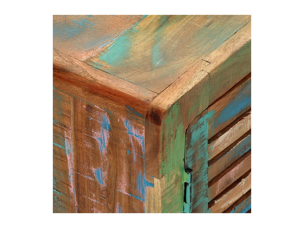 Mobile Porta TV 110x30x40 cm in Legno Massello di Recupero