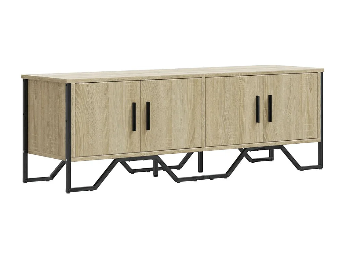 Mobile TV Rovere Sonoma 122x34x41 cm in Legno Multistrato