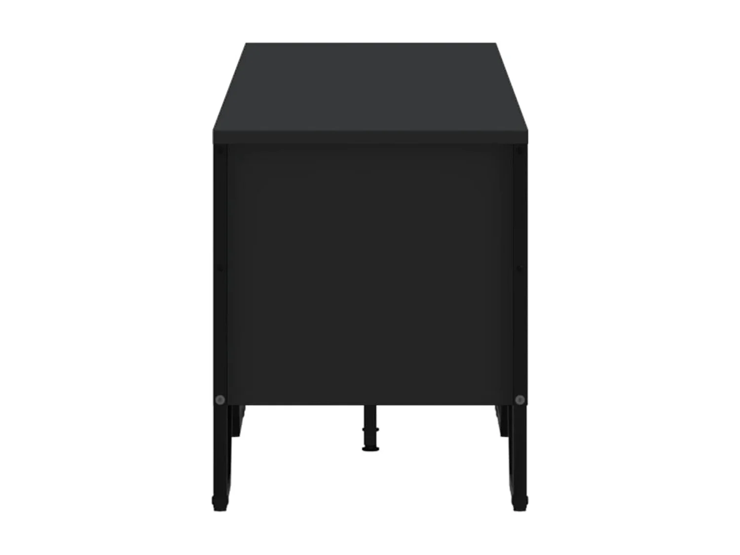 Mobile Porta TV Nero 180x34x41 cm in Legno Multistrato