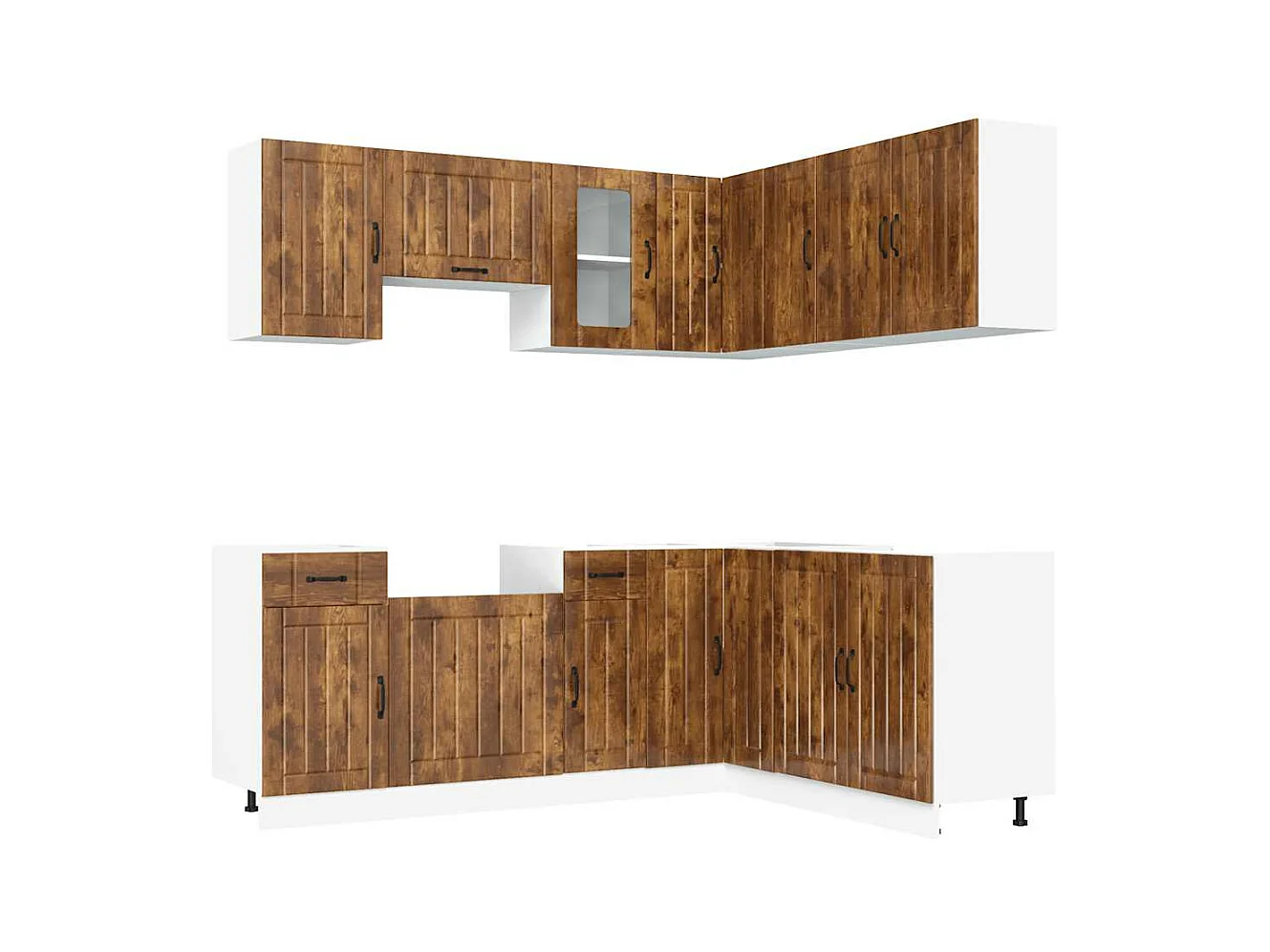 Ensemble d'armoires de cuisine 11 pcs Kalmar bois d'ingénierie