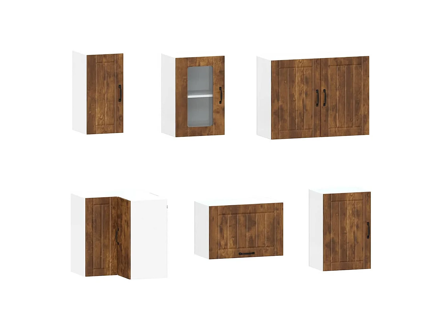 Ensemble d'armoires de cuisine 11 pcs Kalmar bois d'ingénierie