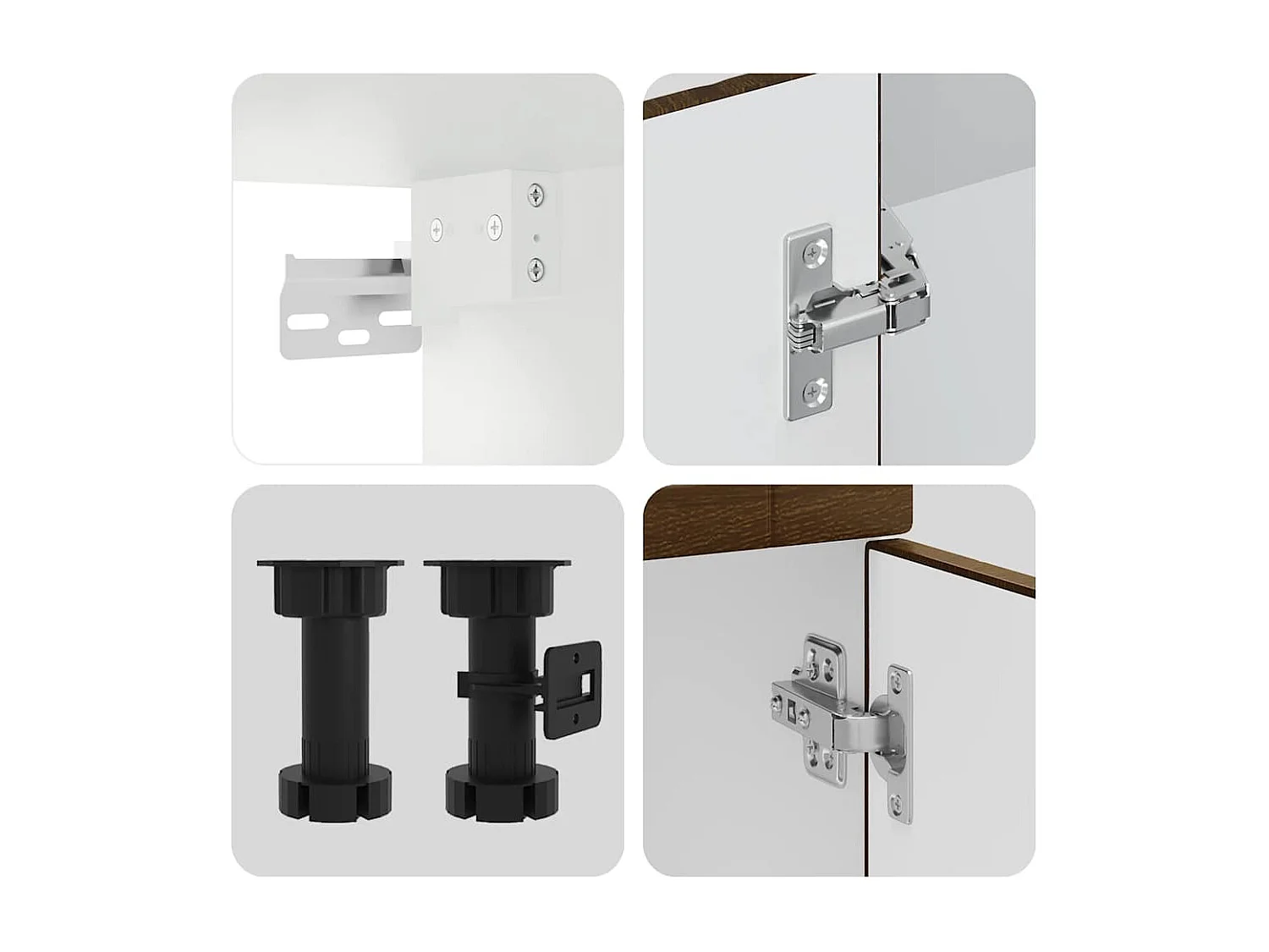 Ensemble d'armoires de cuisine 14 pcs Porto bois d'ingénierie