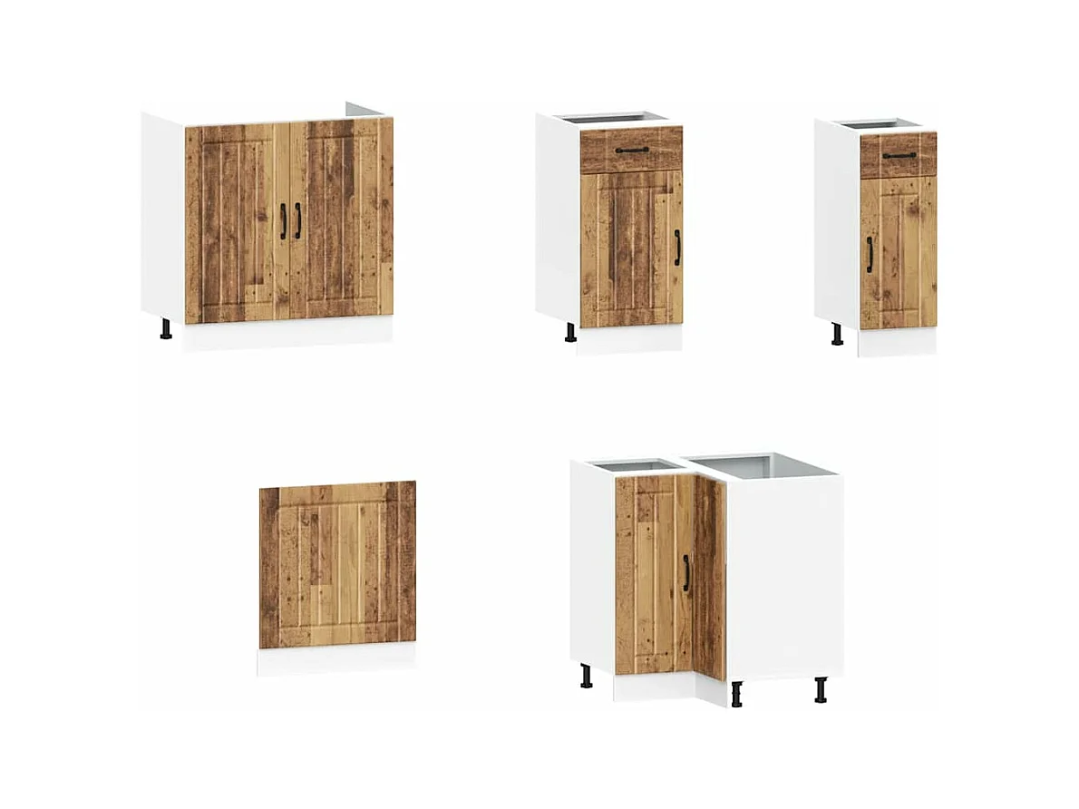 Ensemble d'armoires de cuisine 11 pcs Kalmar bois d'ingénierie