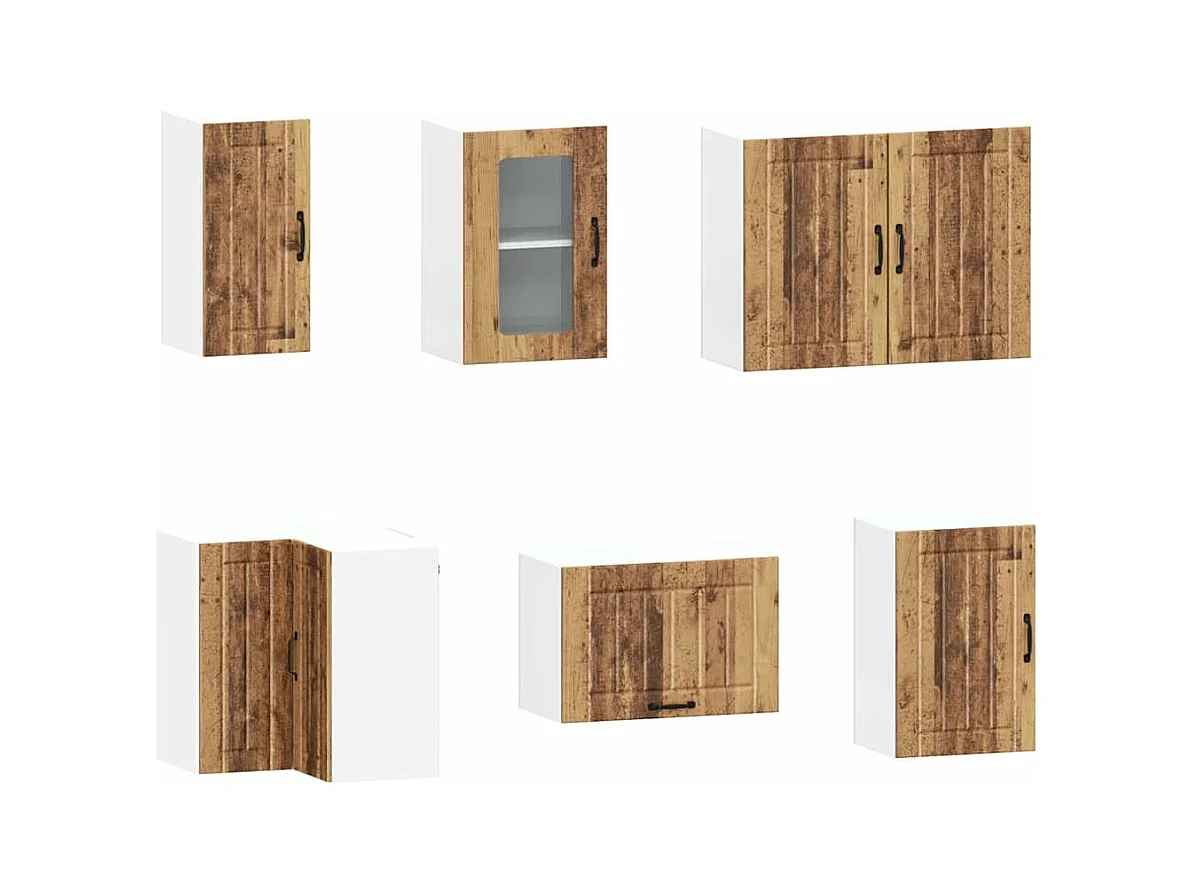 Ensemble d'armoires de cuisine 11 pcs Kalmar bois d'ingénierie