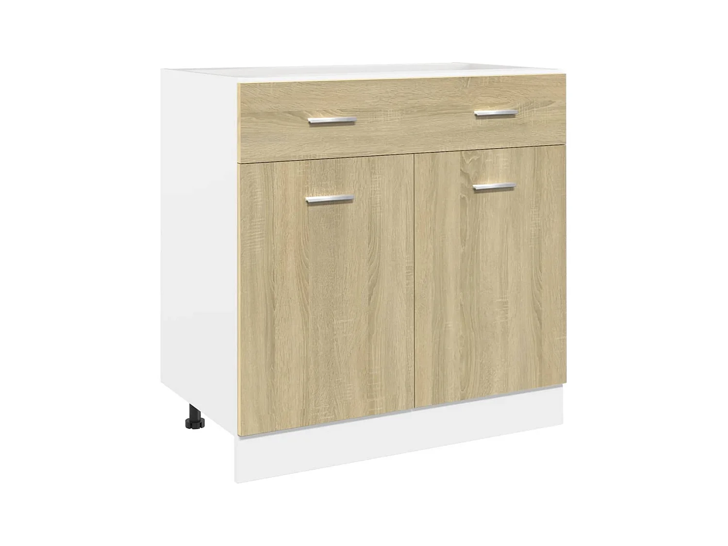 7-delige Keukenkastenset Lyon bewerkt hout sonoma eikenkleurig