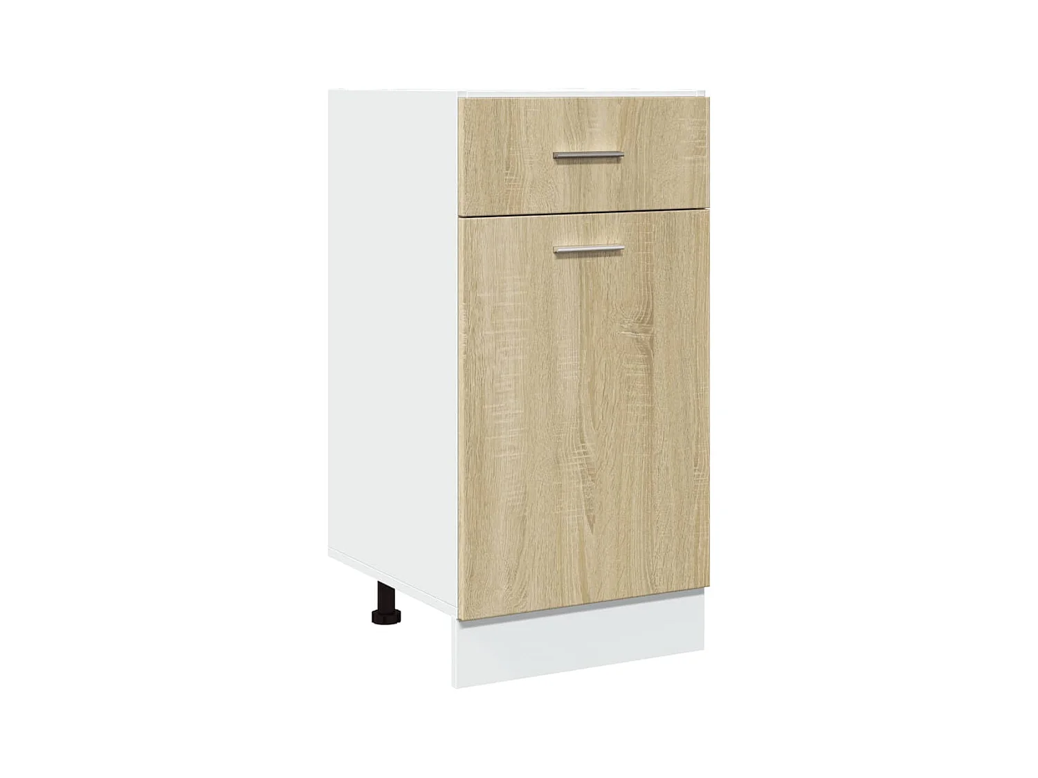Ensemble de 7 meubles de cuisine "Lyon" en chêne Sonoma