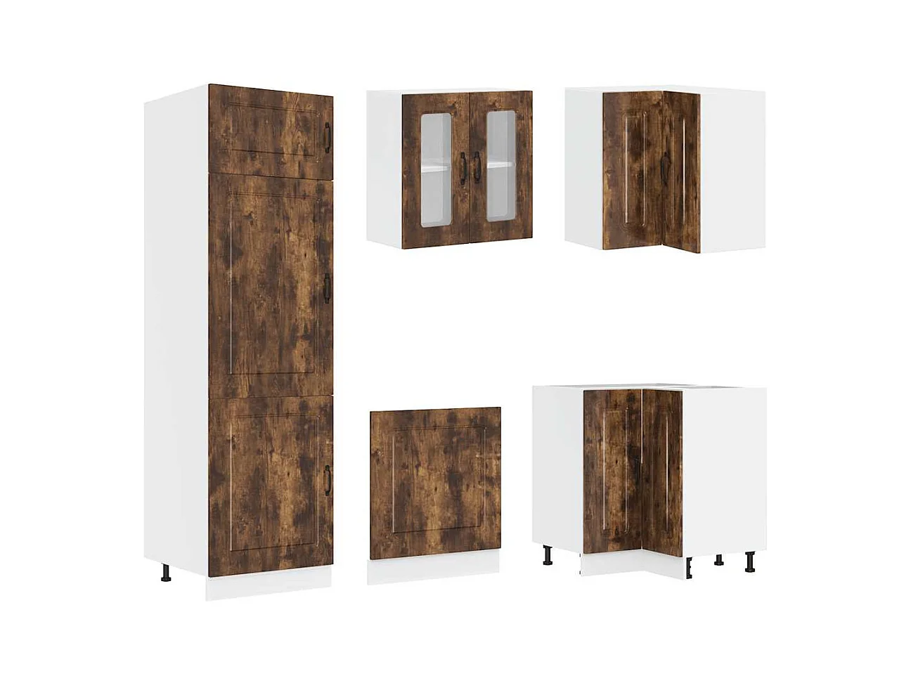 Ensemble d'armoires de cuisine 14 pcs Kalmar bois d'ingénierie