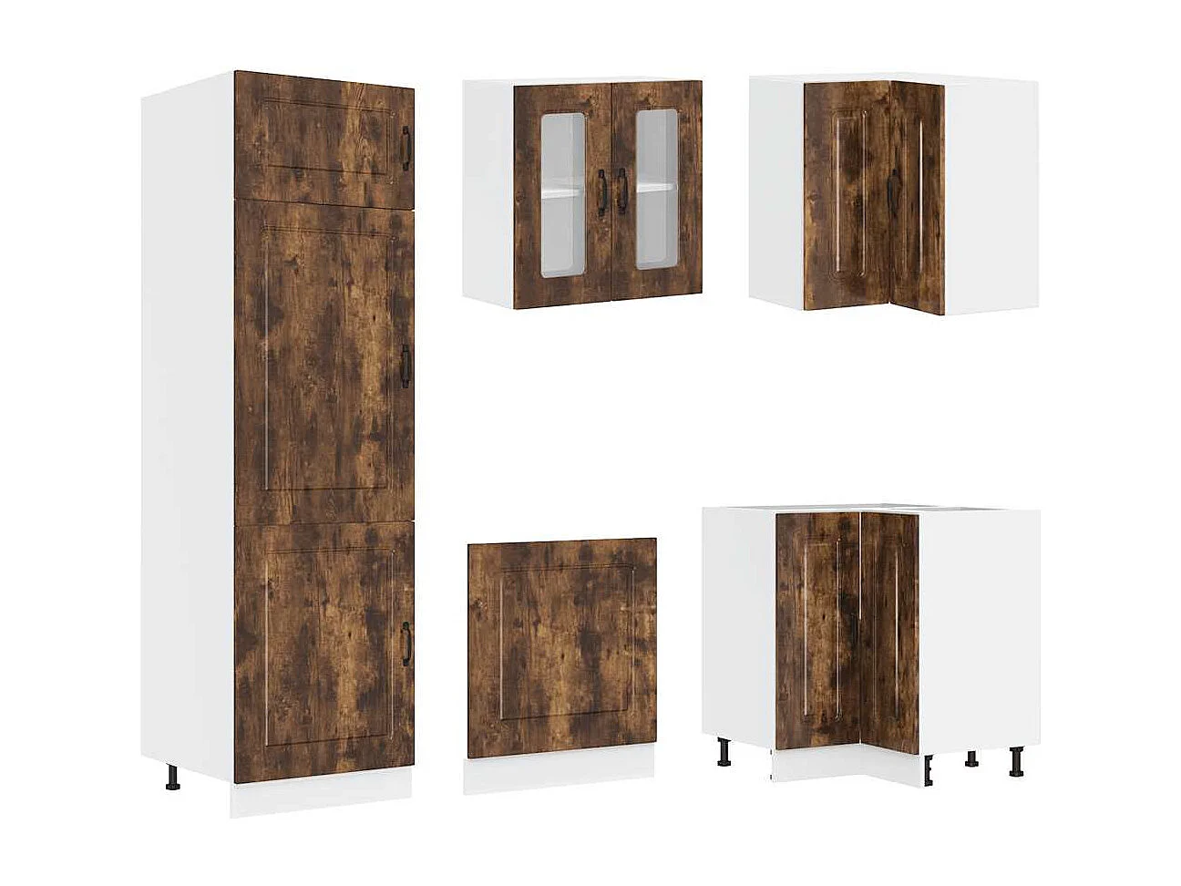 Ensemble d'armoires de cuisine 14 pcs Kalmar bois d'ingénierie