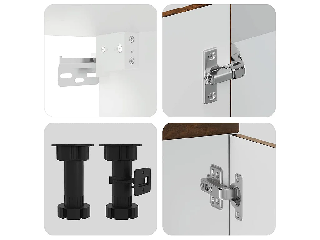 Ensemble d'armoires de cuisine 14 pcs Kalmar bois d'ingénierie