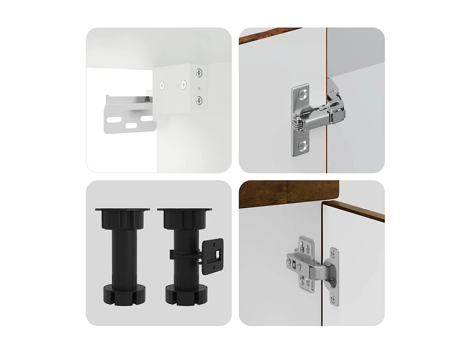 Ensemble d'armoires de cuisine 14 pcs Porto bois d'ingénierie