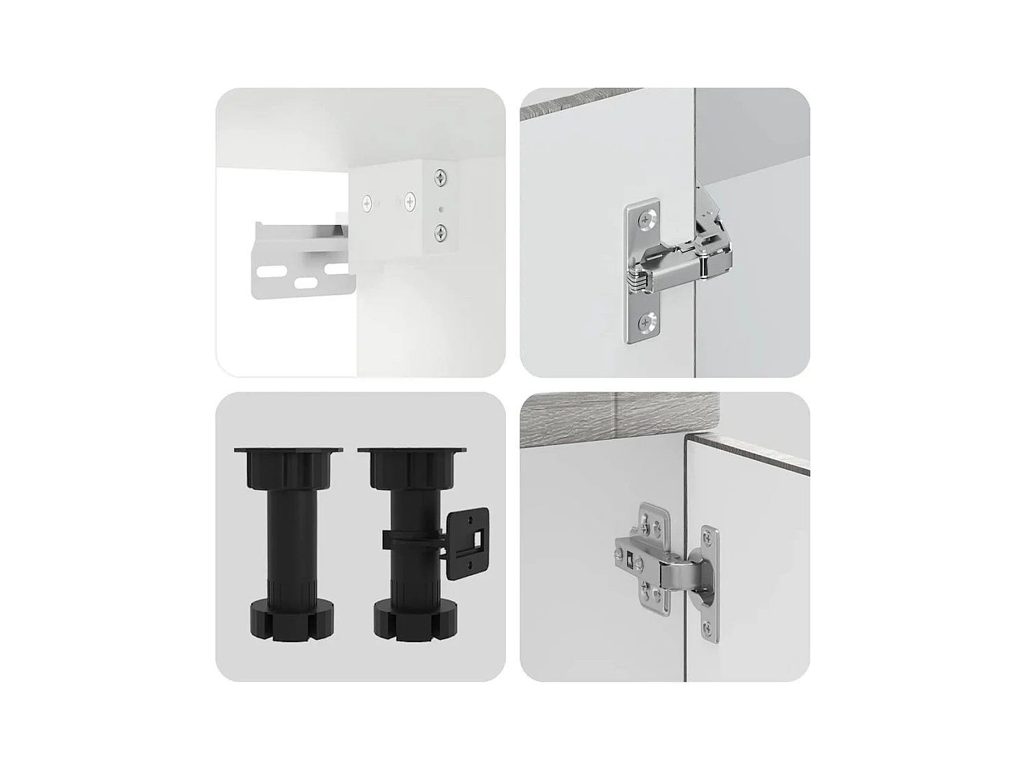 Ensemble d'armoires de cuisine 14 pcs Porto bois d'ingénierie