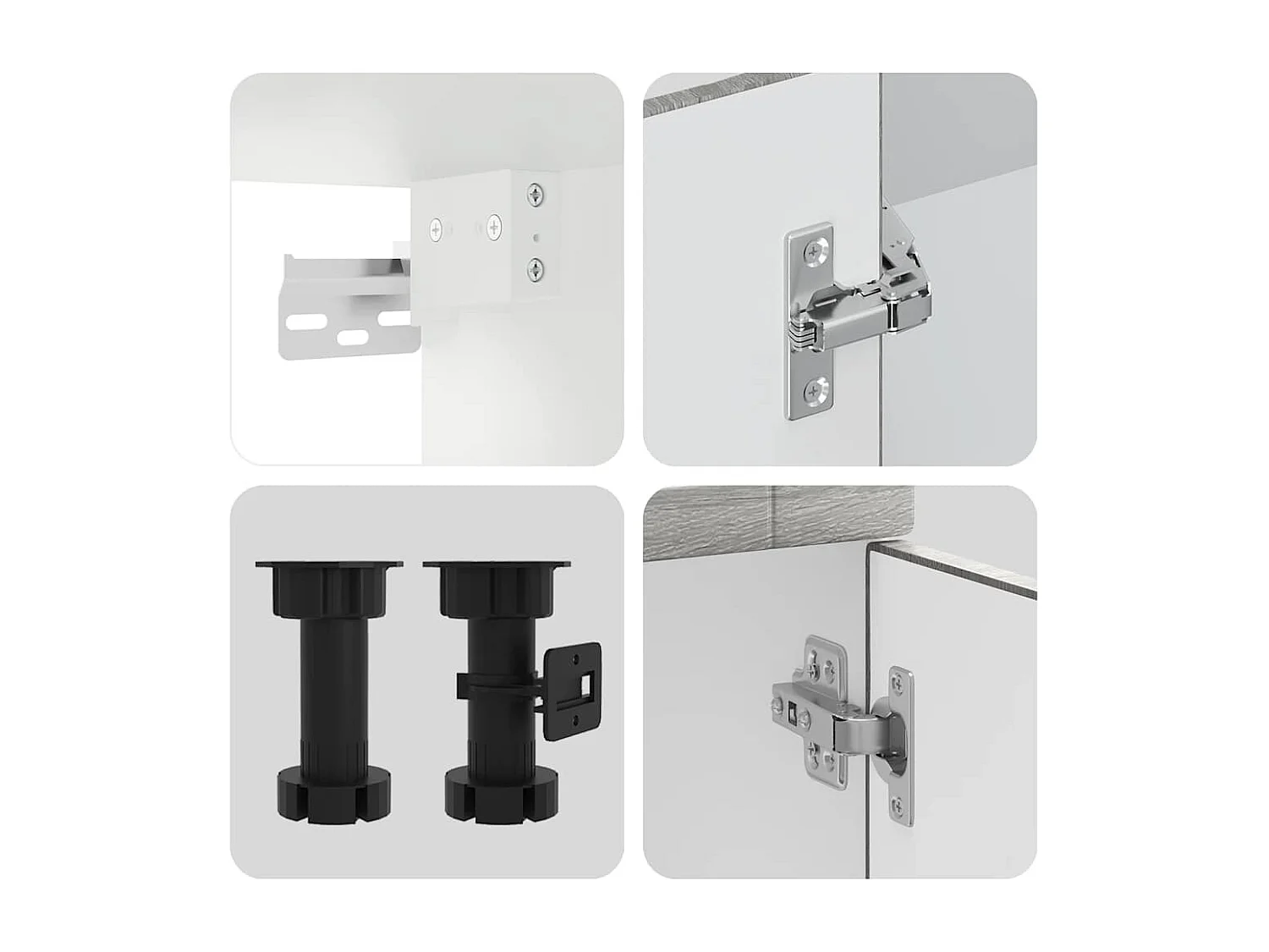 Ensemble d'armoires de cuisine 14 pcs Porto bois d'ingénierie