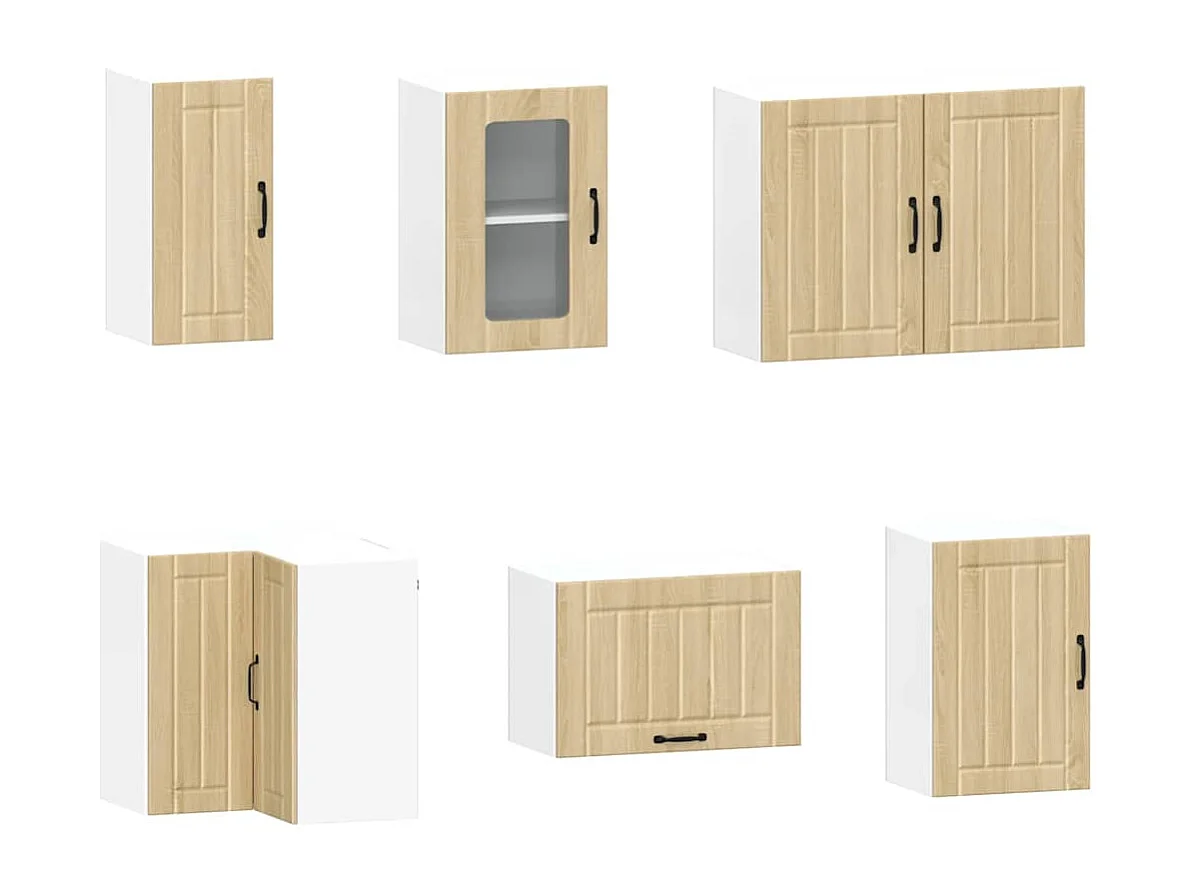 Ensemble d'armoires de cuisine 11 pcs Kalmar bois d'ingénierie