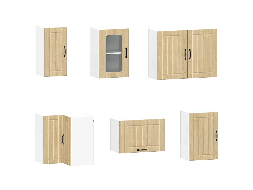 Ensemble d'armoires de cuisine 11 pcs Kalmar bois d'ingénierie