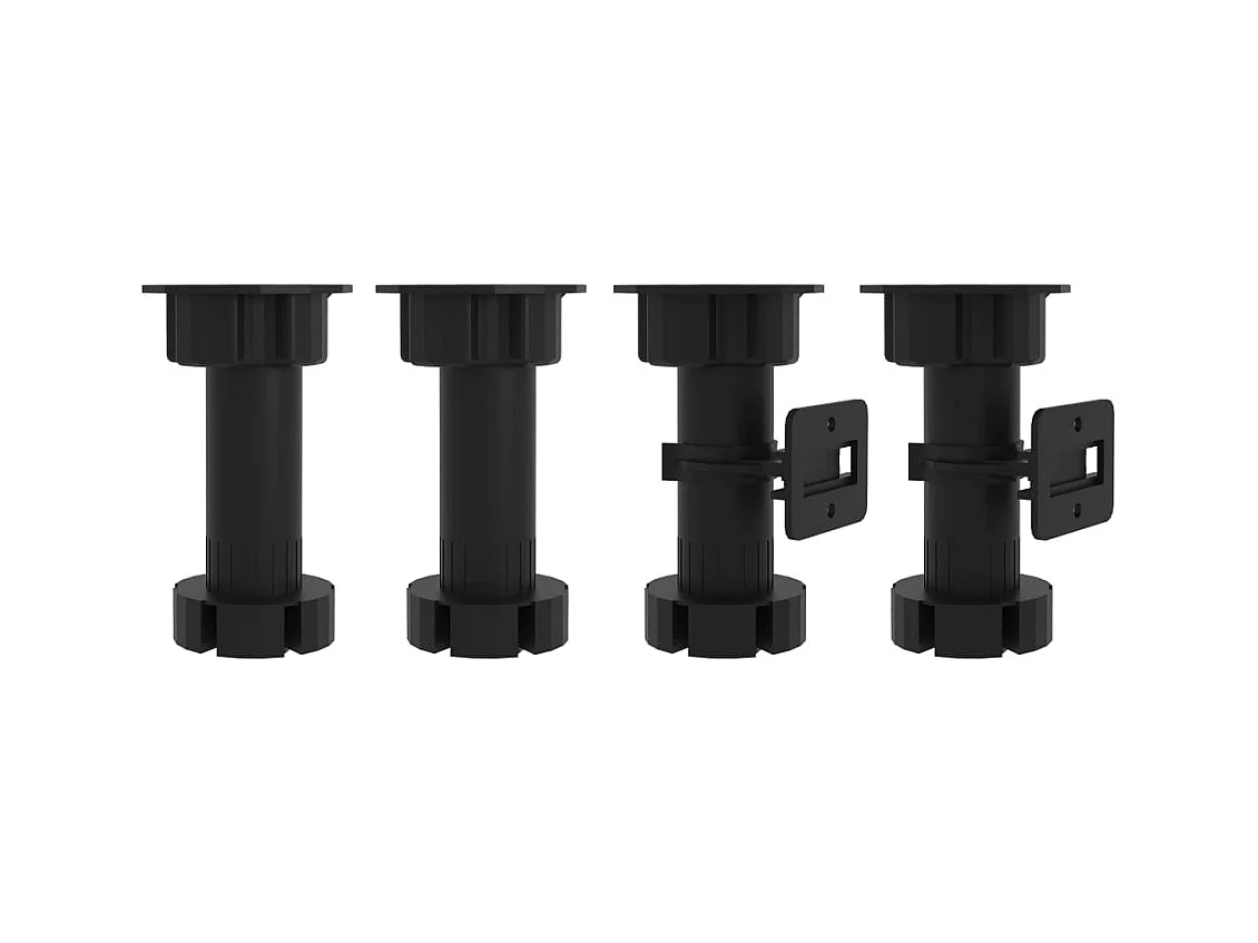 Ensemble de 7 meubles de cuisine "Lyon" en bois d'ingénierie blanc