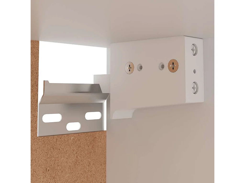 Set Armadi da Cucina 7 pz Lyon Bianco in Truciolato