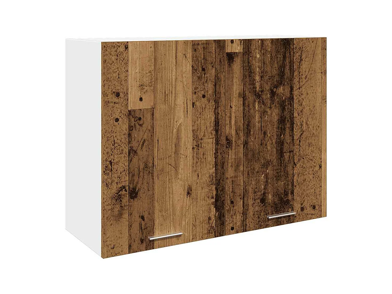 Ensemble de 7 meubles de cuisine "Lyon" en bois d'ingénierie vieilli