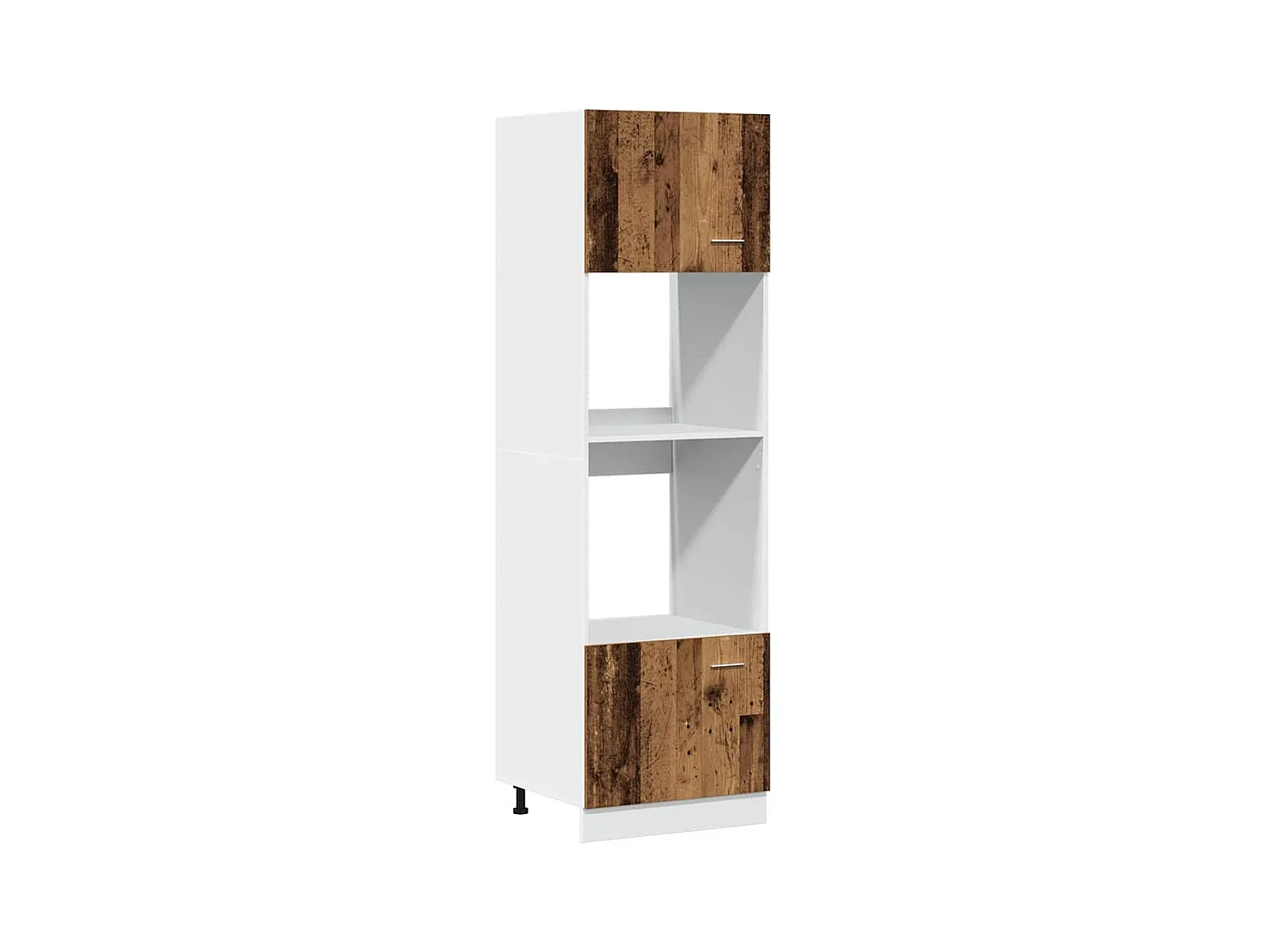 Ensemble de 7 meubles de cuisine "Lyon" en bois d'ingénierie vieilli