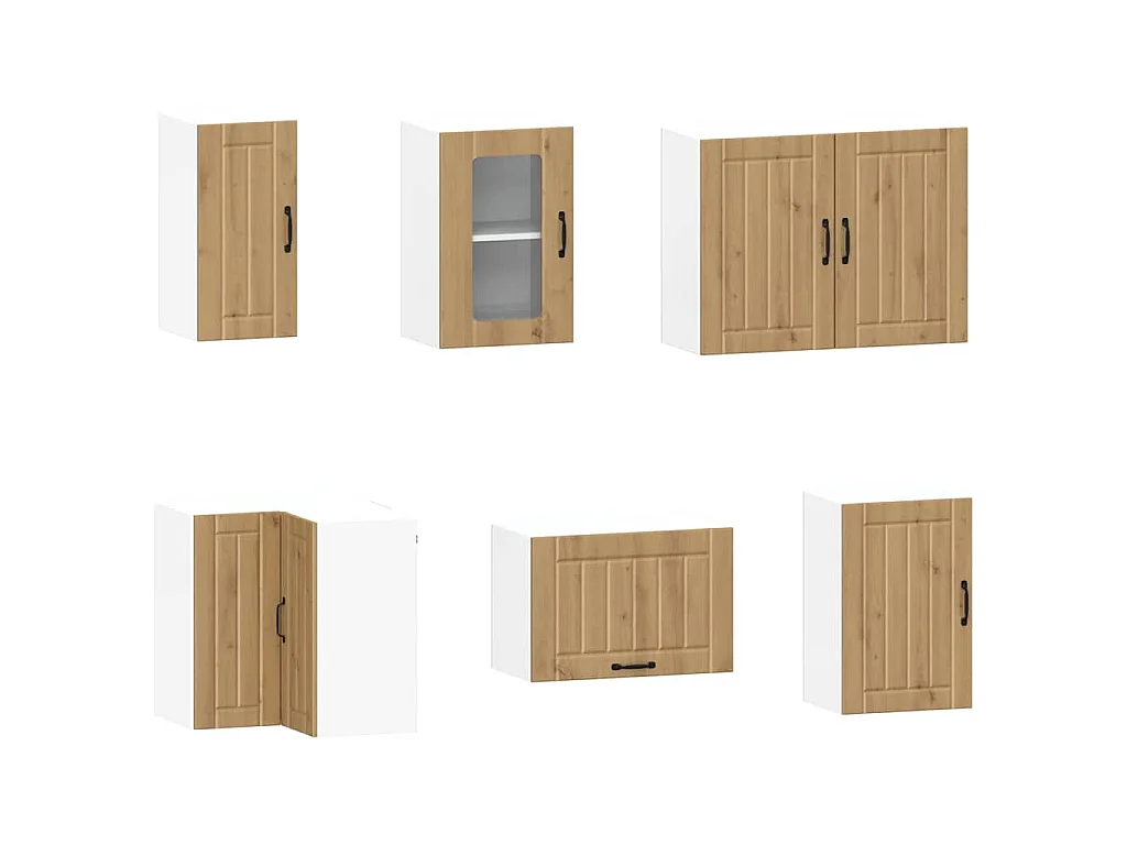 Ensemble d'armoires de cuisine 11 pcs Kalmar bois d'ingénierie