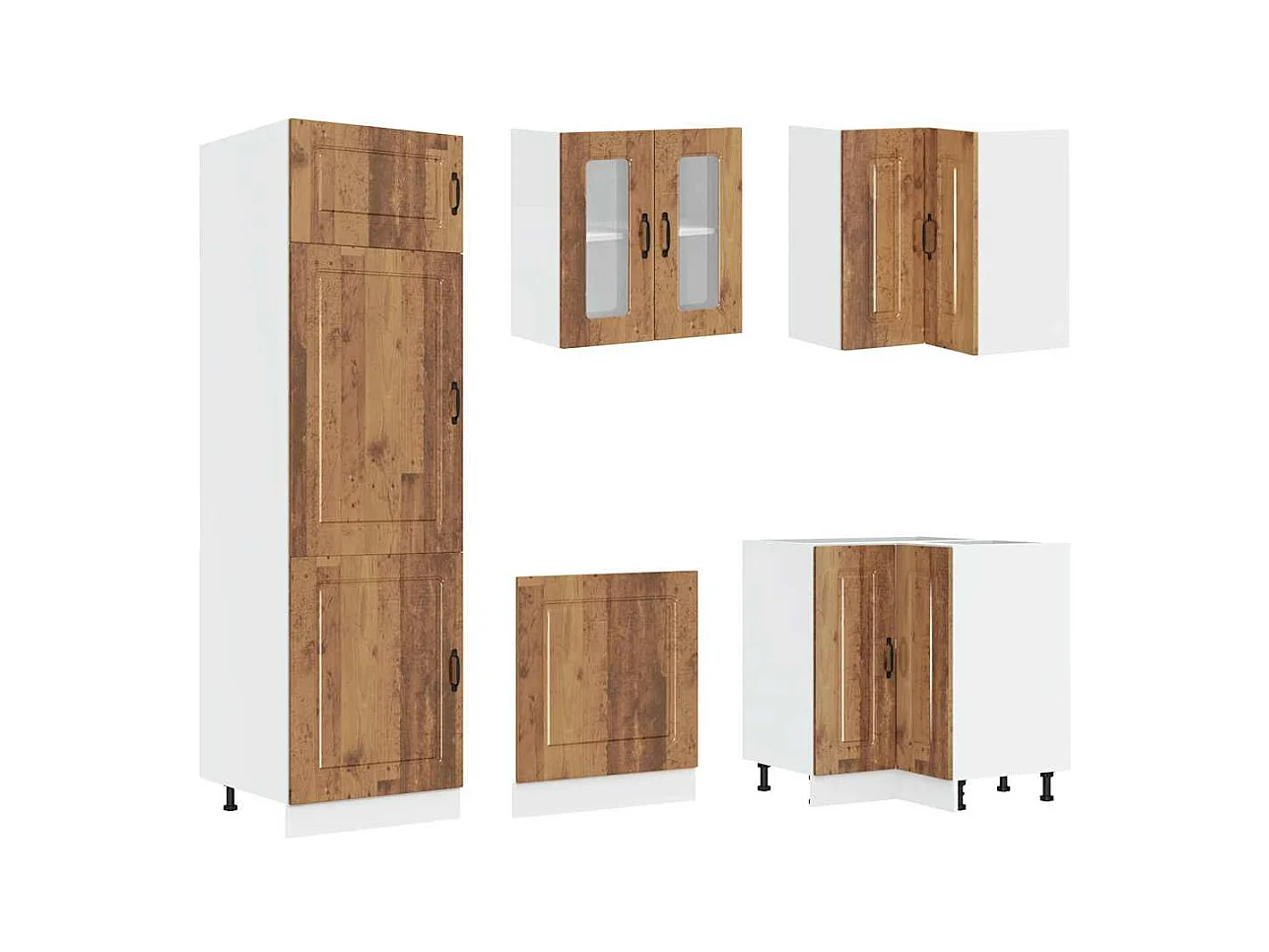 Ensemble d'armoires de cuisine 14 pcs Kalmar bois d'ingénierie