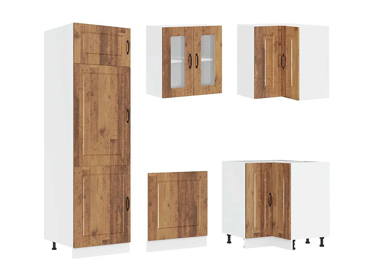 Ensemble d'armoires de cuisine 14 pcs Kalmar bois d'ingénierie